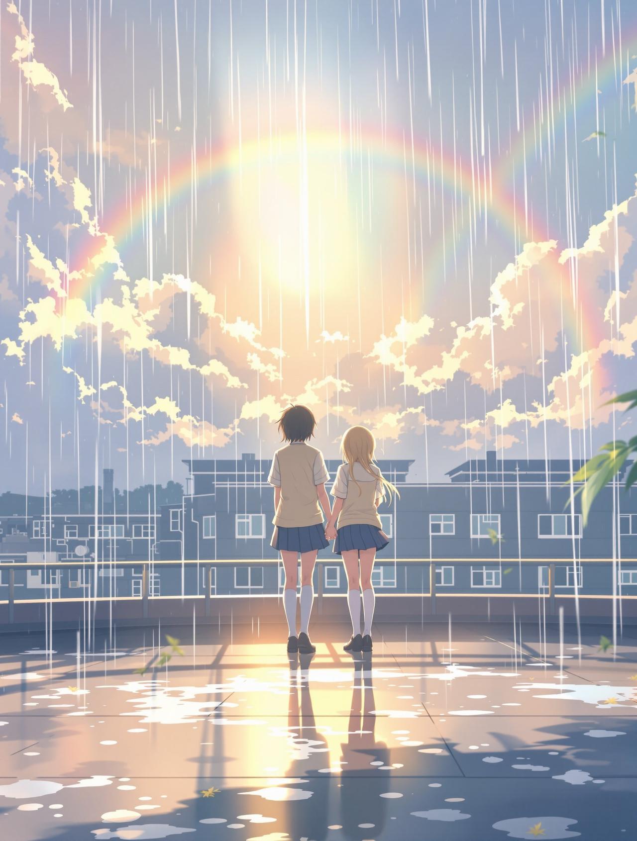 亲亲漫画网热播榜第11名番剧《雨后晴空》封面 - 青春 / 治愈